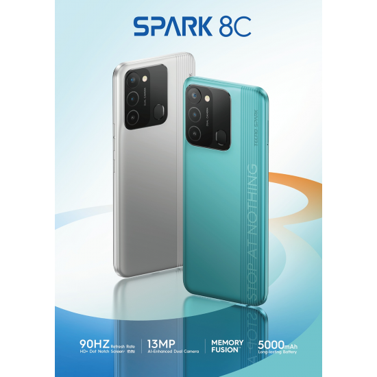 tecno spark 8c 128\4+2